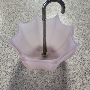 1950’s Fenton Pink Frosted Glass Candy Dish
